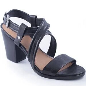 Frye Dani Criss Cross Sandals Black 8.5